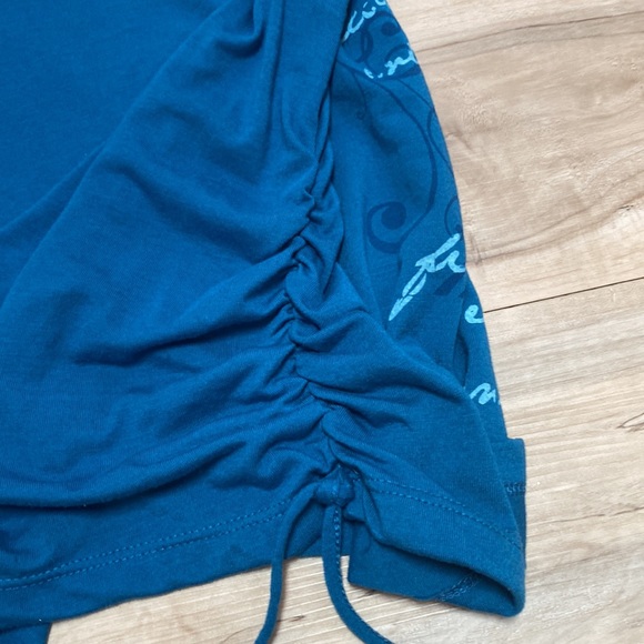 Bobbie Brooks 1X Blue Long Sleeve Blouse - Picture 10 of 10